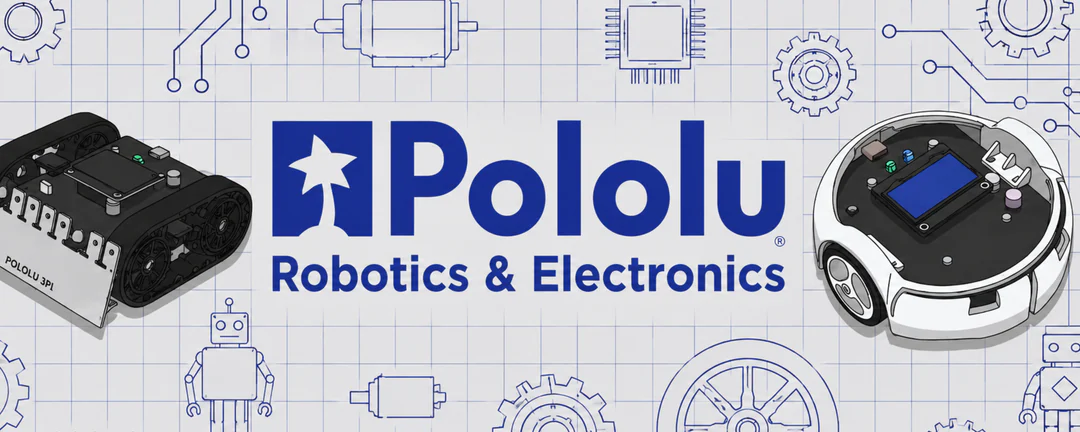 Robots Pololu 3pi+ y Zumo con drivers de motor y matrices LED sobre una mesa de trabajo